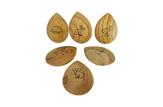 Australian Animal Pebbles 6pc