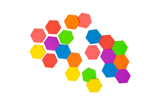 Silicon Hexagon Set 21pc