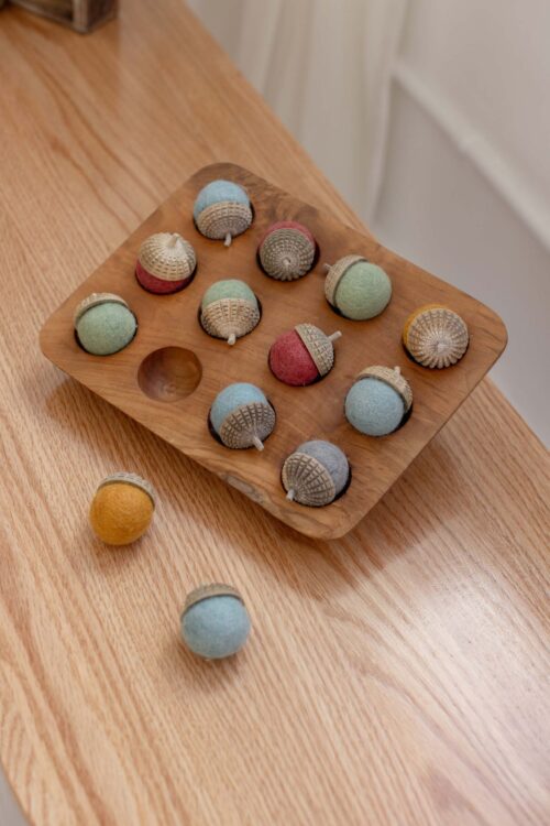 Acorn Tray Earth Tones