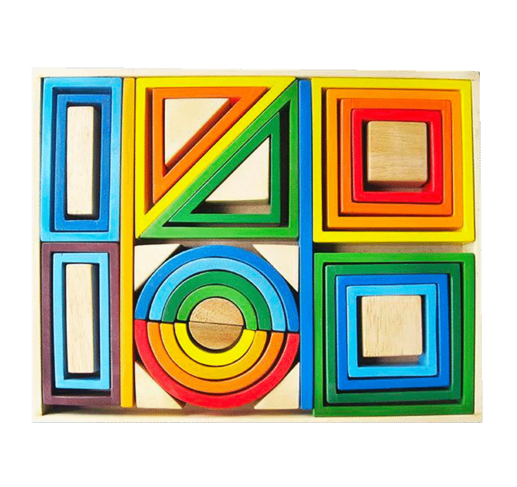 Nesting Blocks Rainbow