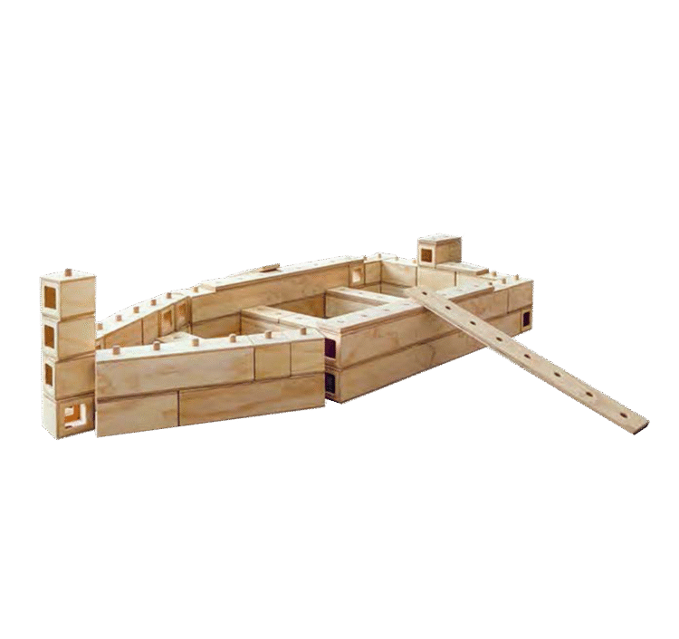 Boat Connector Wooden Blocks Kit