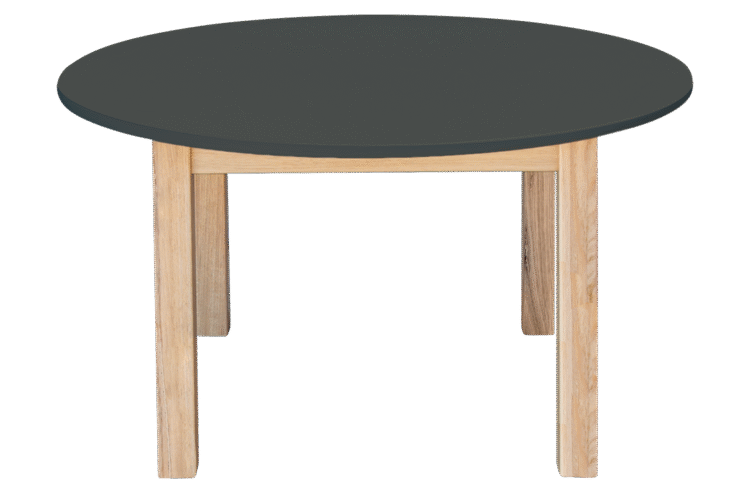 Round Combo Table Matt Black