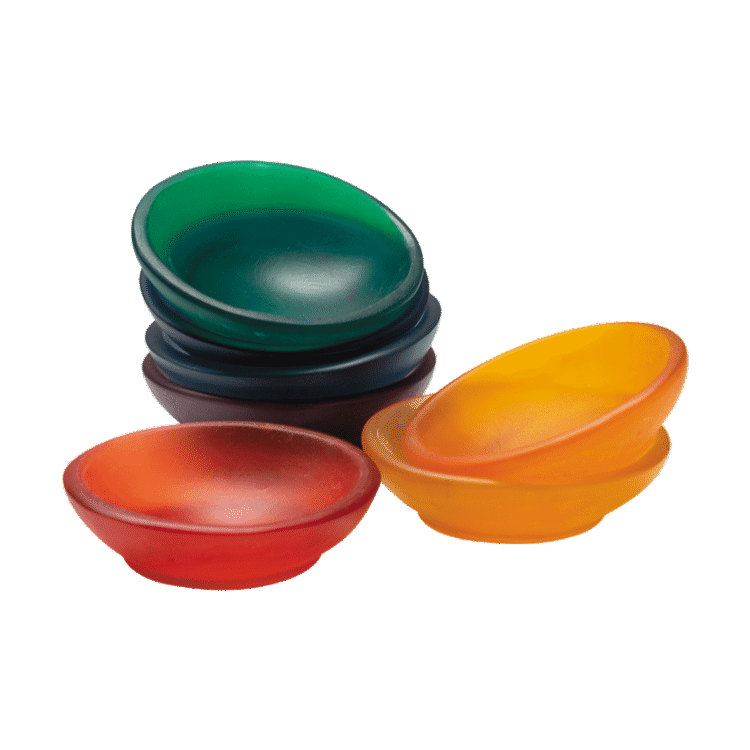 Resin Bowls Rainbow 7pc