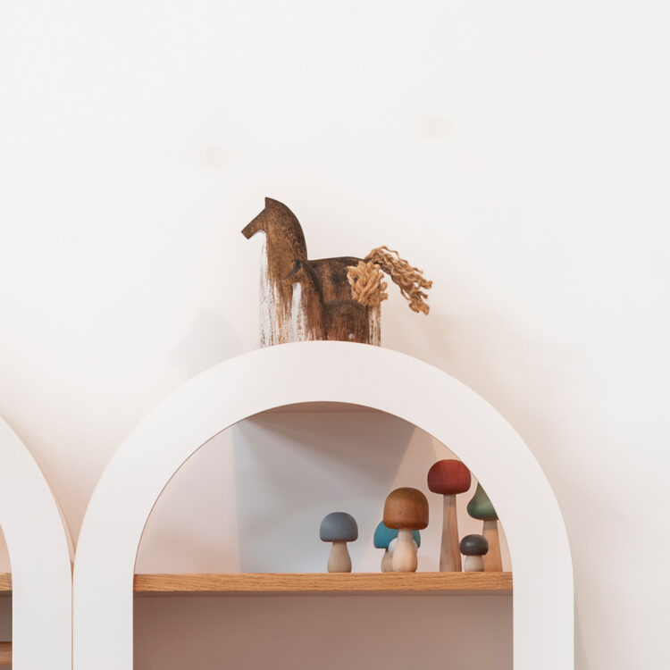 Wooden Horses 2pc