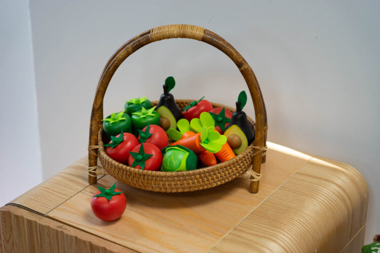 Wooden Capsicum 8pc