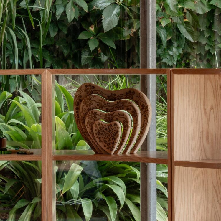 Heart Stacker by Artist Simone Hills