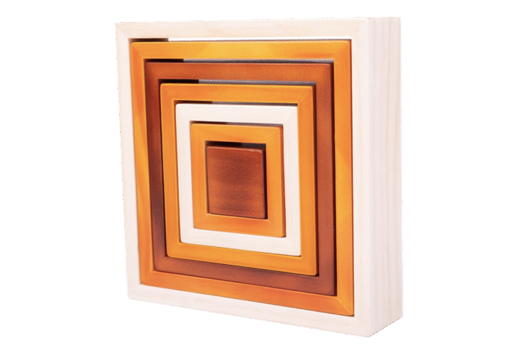 Wooden Natural Stacking Squares