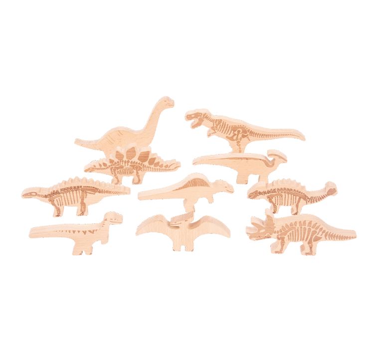 Dinosaur Wooden Blocks