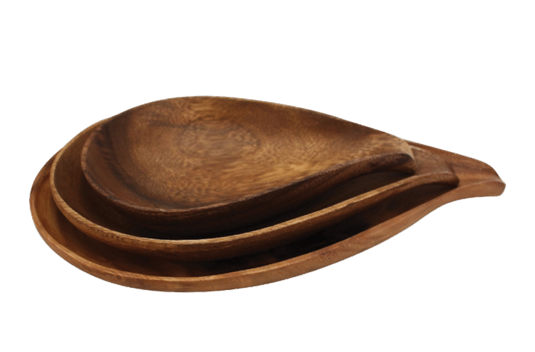 Acacia Tear Drop Bowl Medium