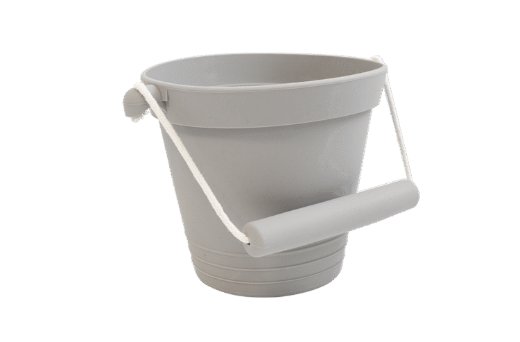 Silicone Bucket Stone Grey