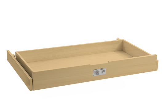 Ergonomic Cot With Draw Natural