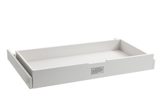 Ergonomic Cot With Draw White