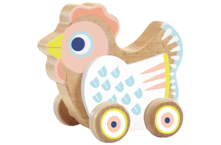 Hen on Wheels
