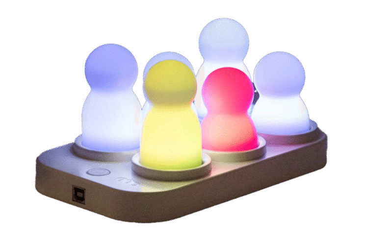 Glow People 6pc with Docking Station 8pc