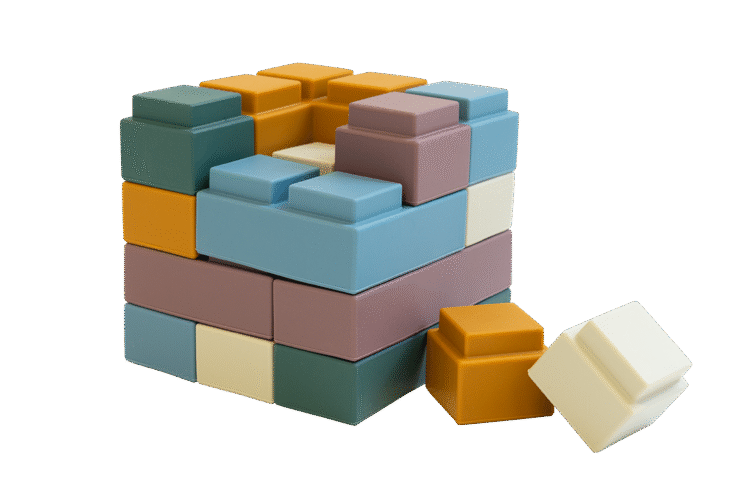 Silicone Building Blocks 15pc