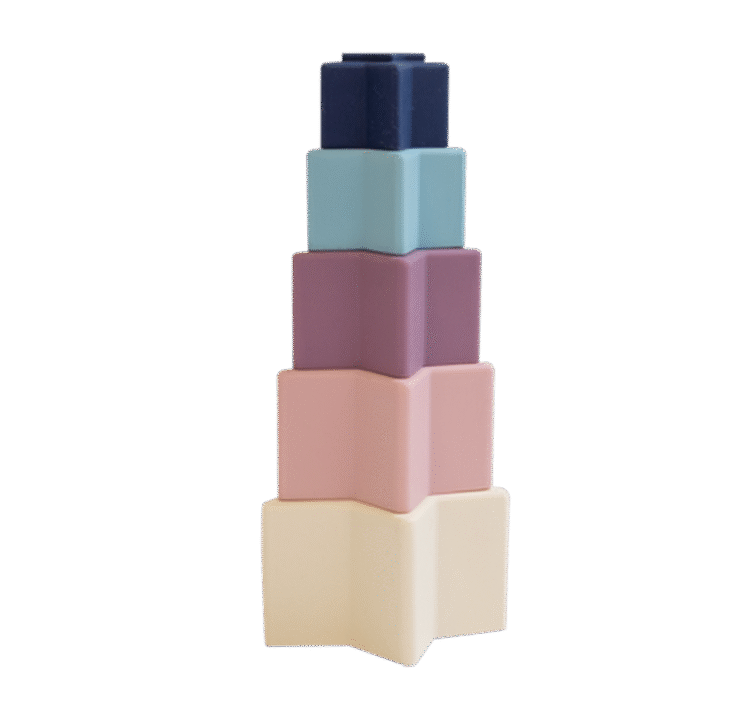 Star Stacking Silicone Toy