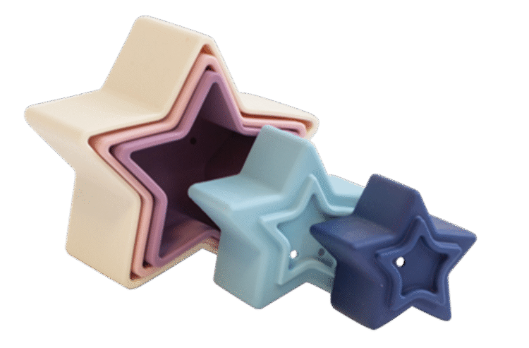 Star Stacking Silicone Toy