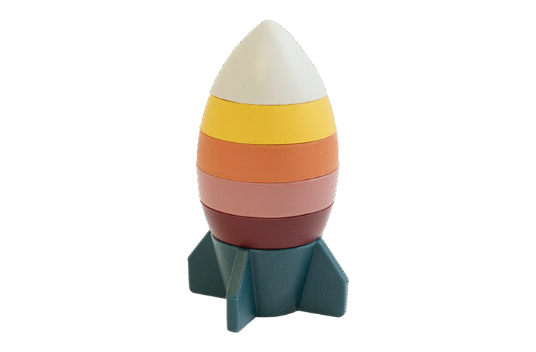 Silicone Rocket Stacker