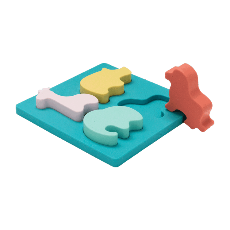 Silicone Forest Animal Puzzle