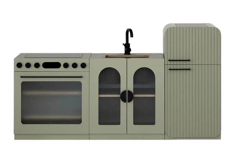 Fluted Home Corner Set Sage