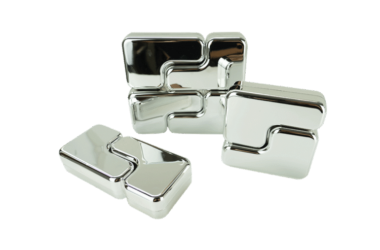 Metallic Jigsaw Blocks