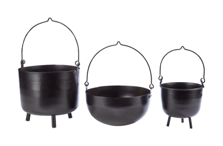 Metal Cauldrons 3pc