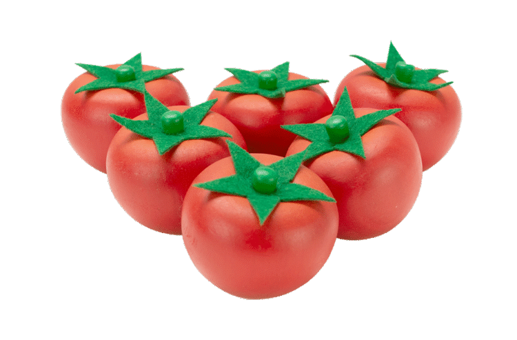 Wooden Tomatoes 6pc