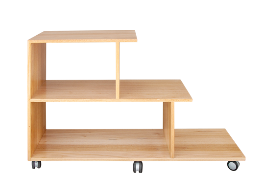 Tas Oak Flexispace Tiered Shelf