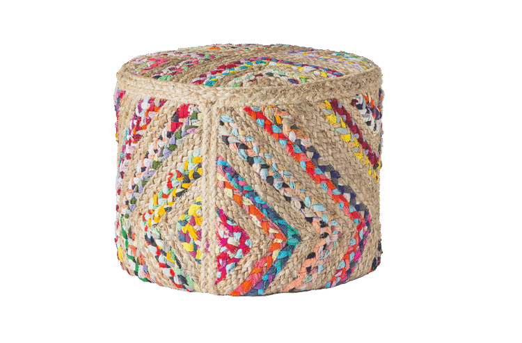 Mulitcoloured Ottoman Jute