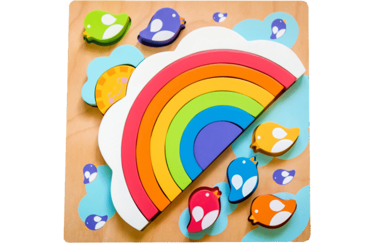 Large Sun & Rainbow Puzzle