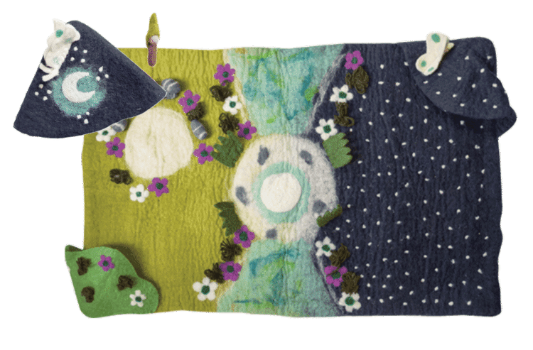 Garden Moon Mat & House