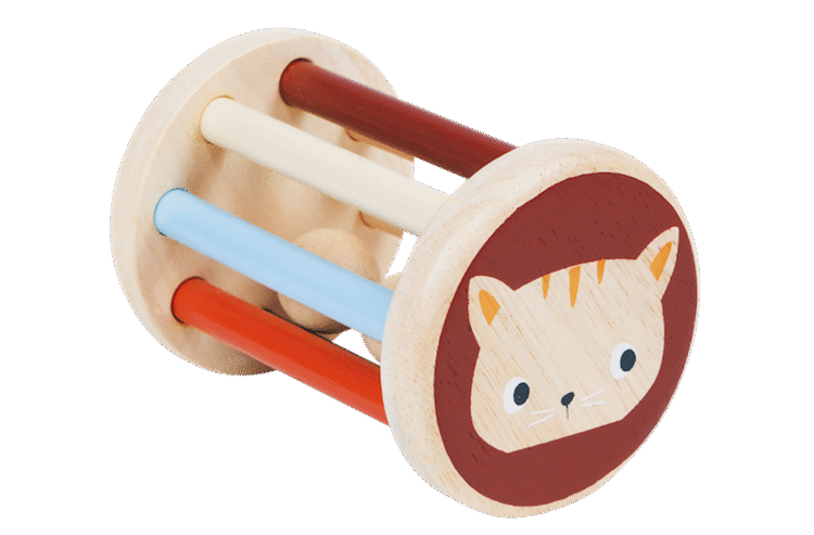 Rolling Kitten Rattle