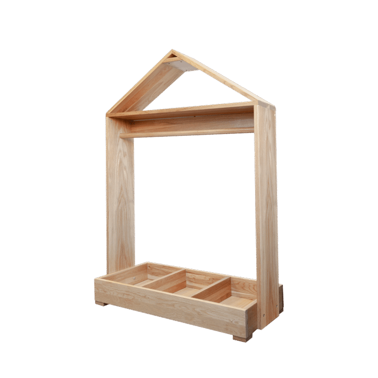 Oak Dress Up Rack