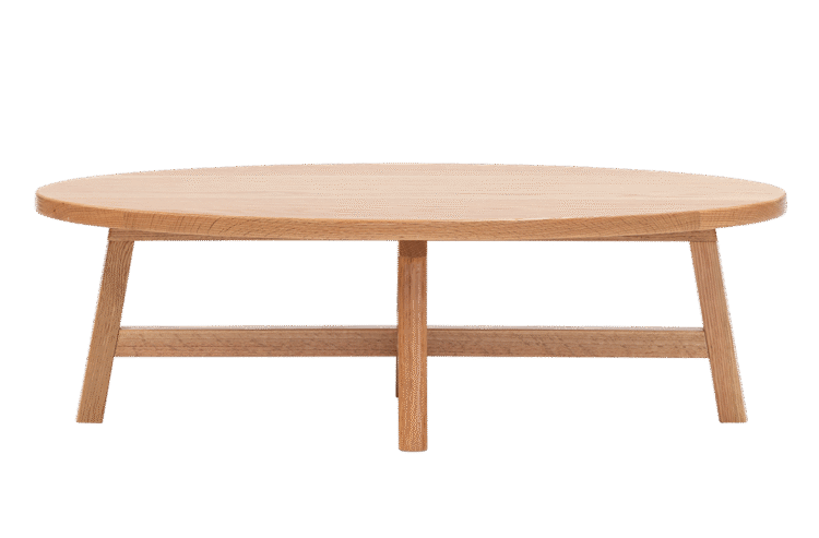 Oak Oval Coffee Table