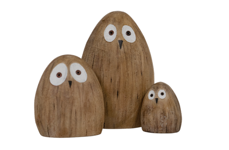 Owl Family 3pc