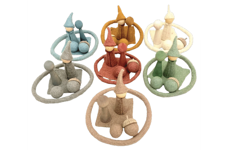 Felt Mini Play Sets Earth 42pc