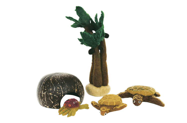Felt Turtle Island Play Set
