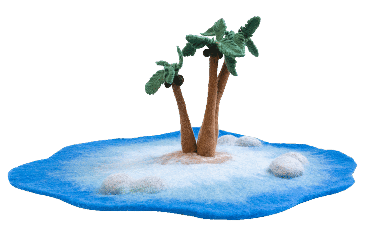 Felt Whitsundays Play Mat
