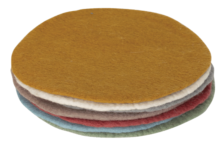 Felt Mats Earth 7pc
