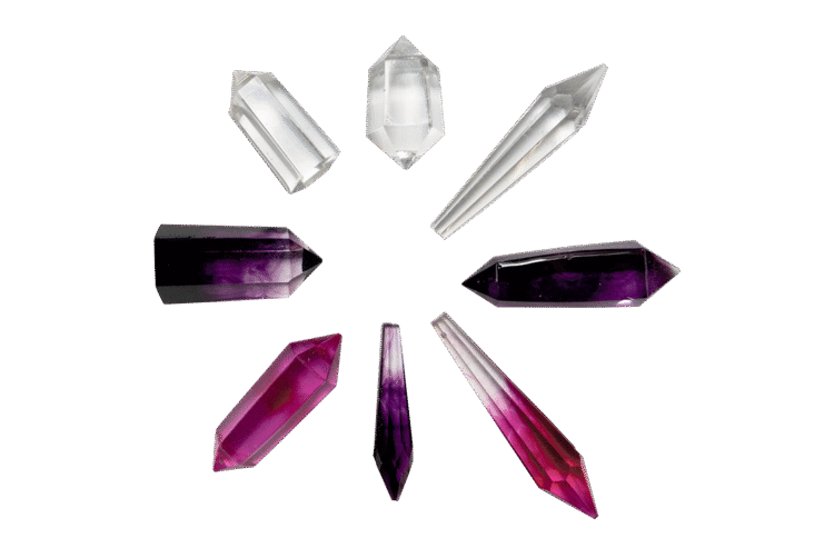 Mixed Resin Crystals 8pc