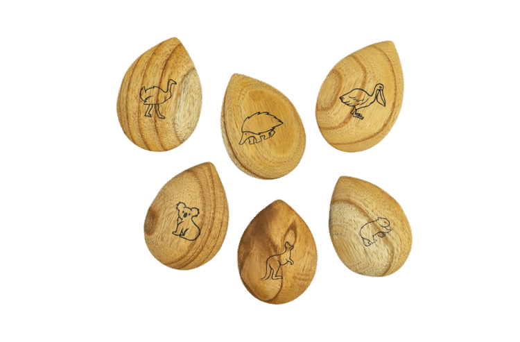 Australian Animal Pebbles 6pc