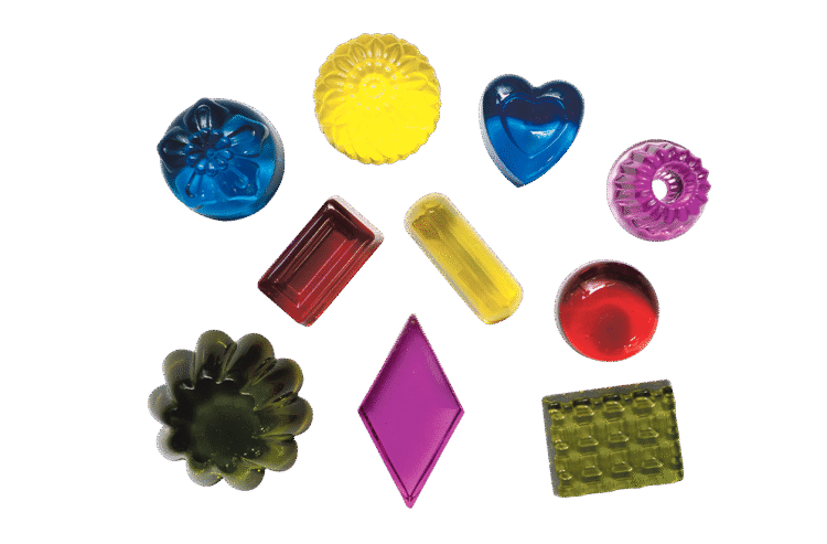 Resin Coloured Chocolate Box 10pc