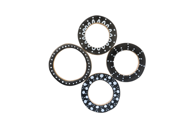 Ring Set BW 4pc
