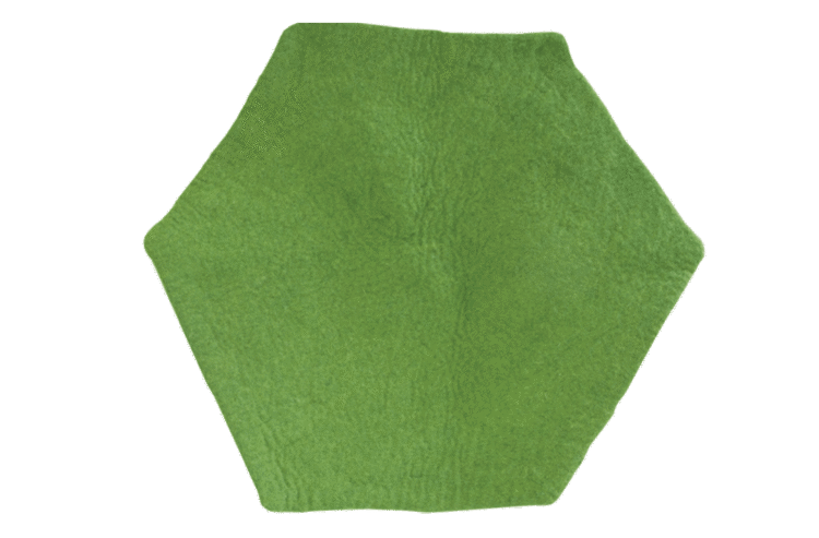 Hexagon Mat Green