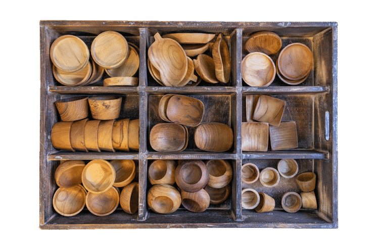 Loose Parts Bowls & Tray 72pc