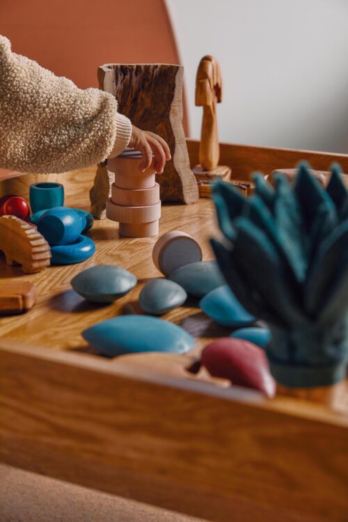 Earth Wood Pebbles 12pc