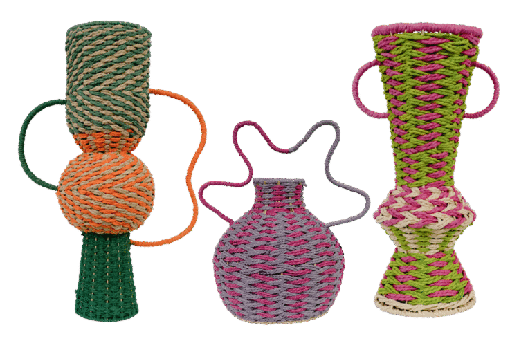 Large Paper Vases 3pc