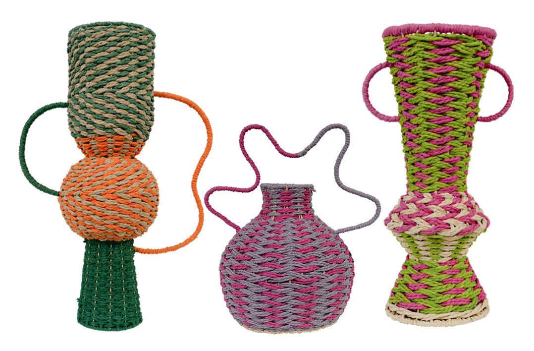 Large Paper Vases 3pc
