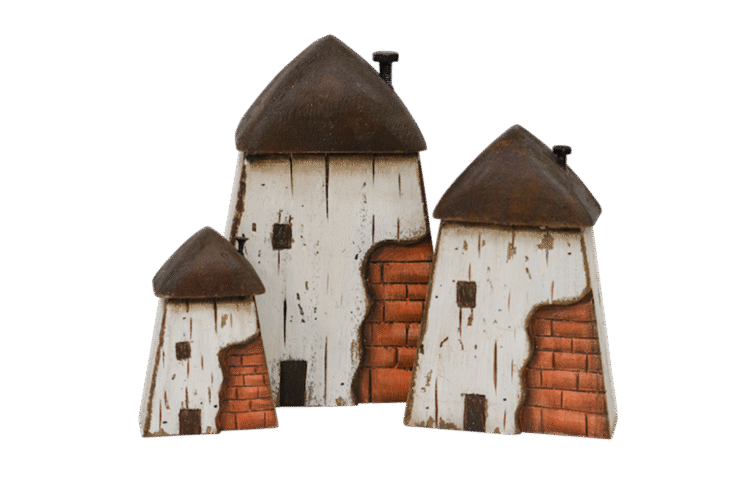 Village Houses 3pc