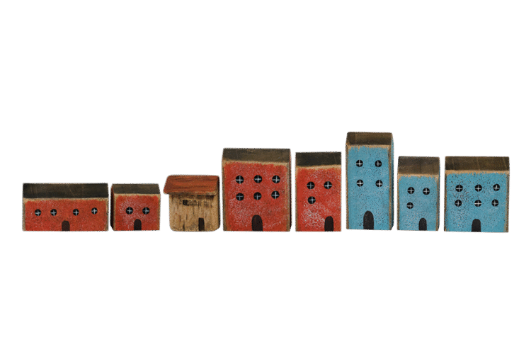 Mini Houses 8pc